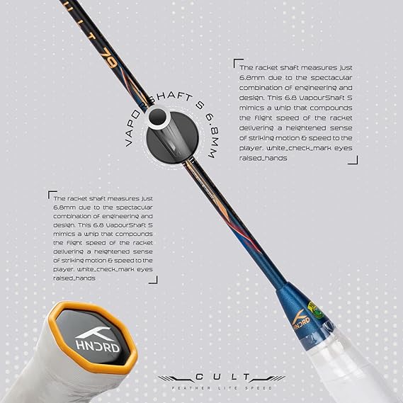 Hundred Cult 79 - Strung Badminton Rackets Hundred Cult 79 - Strung Badminton Rackets