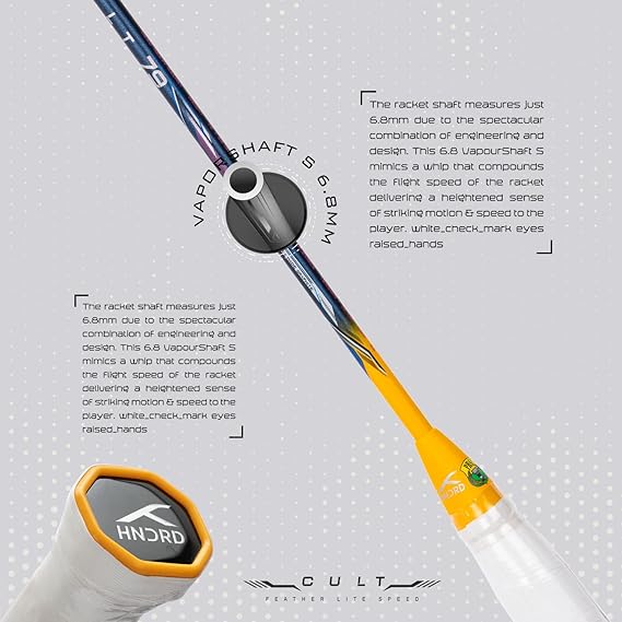 Hundred Cult 79 - Strung Badminton Rackets Hundred Cult 79 - Strung Badminton Rackets